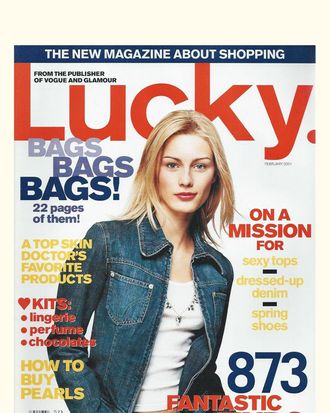 February 2001 Lucky Cover