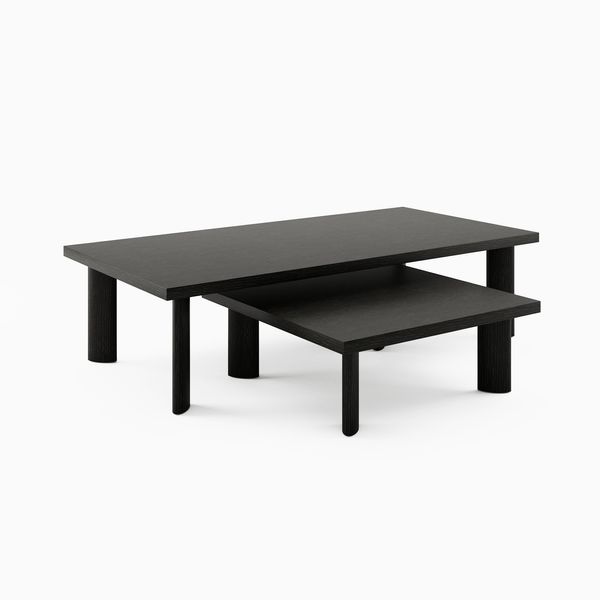 West Elm Boardwalk Square Nesting Table