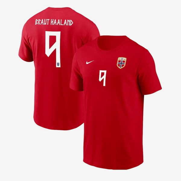 Erling Haaland Norway National Team Nike Name & Number T-Shirt