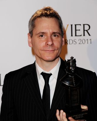 LONDON, ENGLAND - MARCH 13: Bruce Norris, winner of Best New Play for 