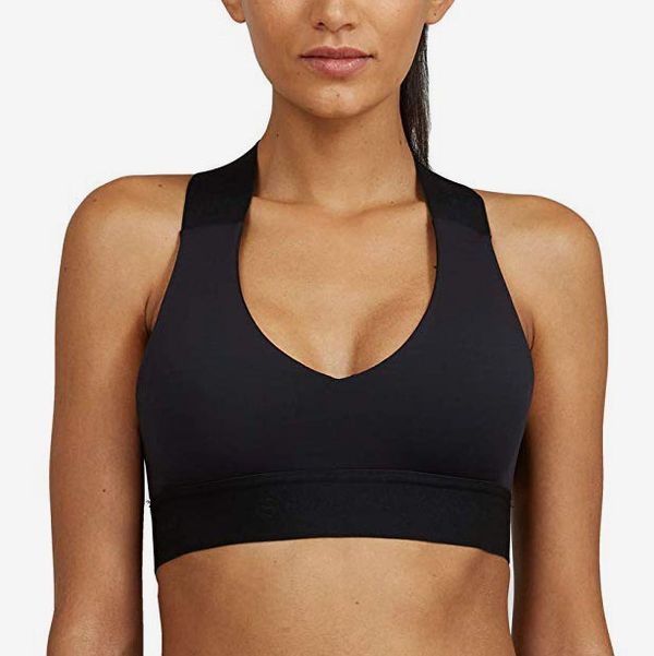 RIOJOY Seamless Yoga Crop Top for Women High Impact Support Sports Bra Hollow Out Padded