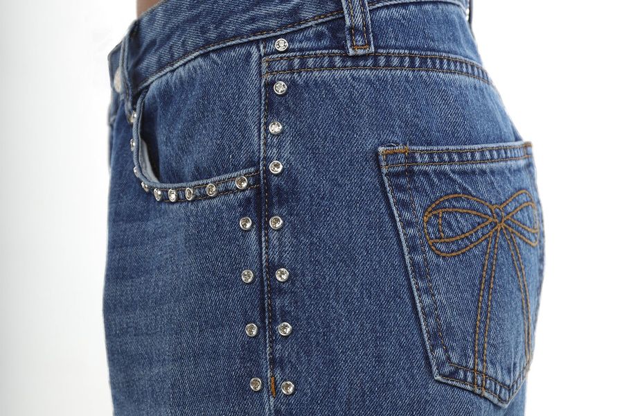 Of Course, Sandy Liang’s First-Ever Jeans Have Bows on Them