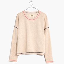 MWL Superbrushed Contrast-Stitched Easygoing Sweatshirt