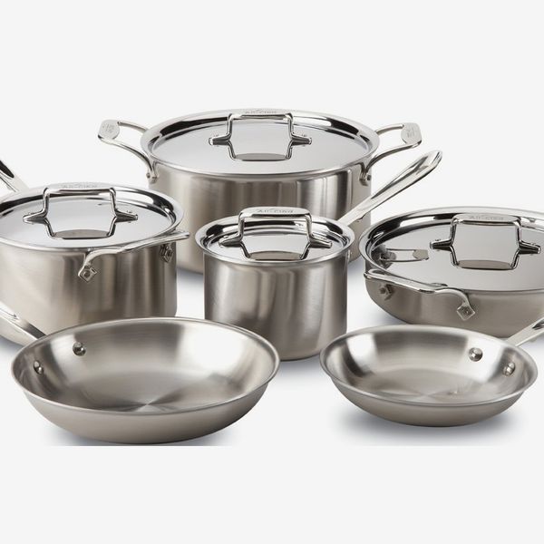 All-Clad Brushed D5 Stainless Cookware Set
