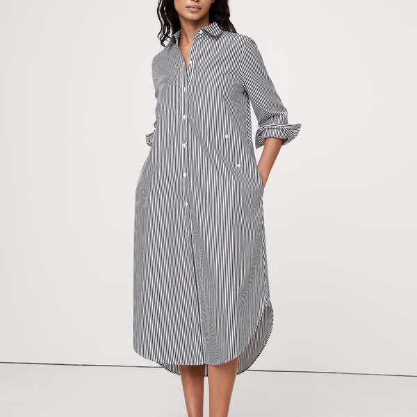 Banana Republic Asymmetrical Shirt Dress