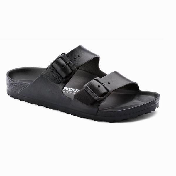 Brown Leather Shoe Type Sandals With Strap Closure for Men - Mardi Gras