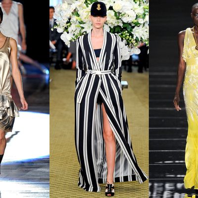 New spring looks from Marc Jacobs, Bill Blass, and Naeem Khan.
