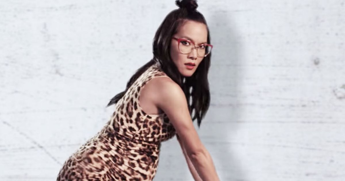 Ali wong leopard outlet maternity dress