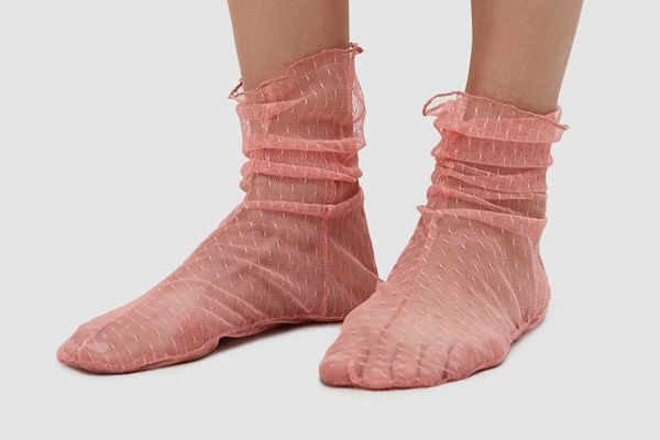 Rachel Comey Hynde Tulle Socks in Pink