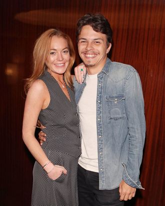 Lindsay Lohan and Egor Tarabasov.