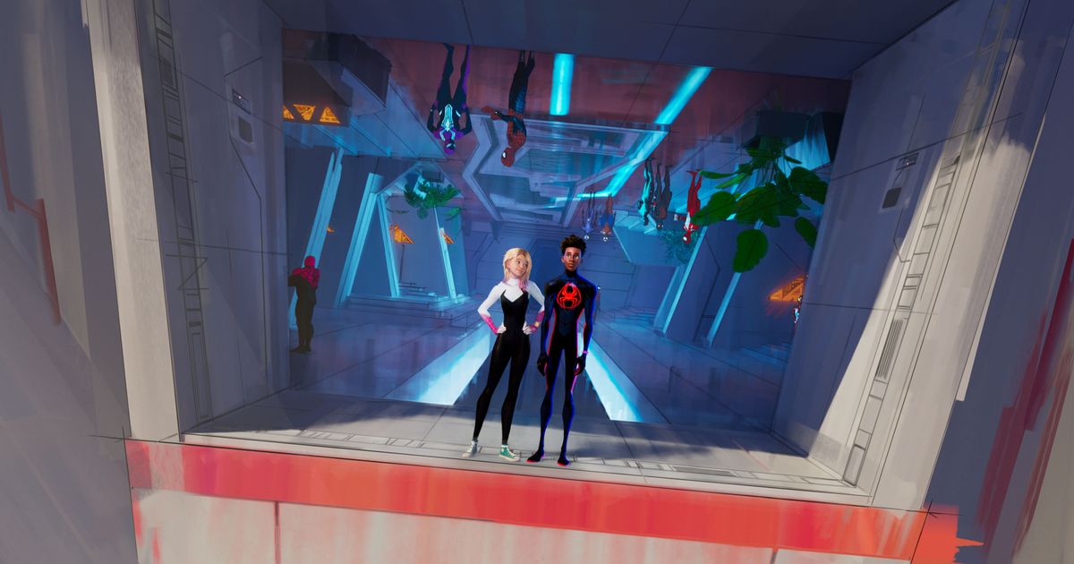 Across the spiderverse background characters concept art 2 : r/Spiderman