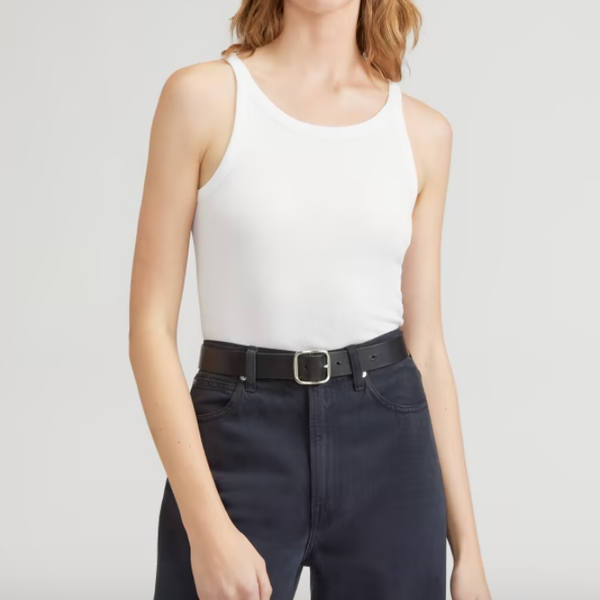 Everlane The Supima Micro-Rib Cropped Tank