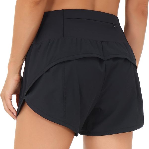 The Gym People Women's High Waisted Running Shorts