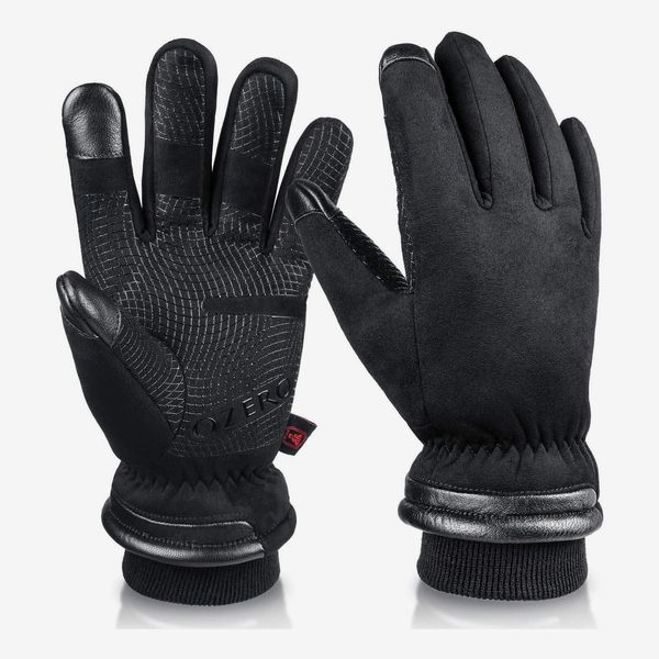 Cierto Touch Screen Winter Gloves for Men,Water Resistant Gloves for Ski,Running,Motorcycle,Work in Snow Weather