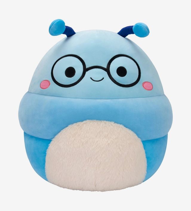Squishmallows Large 16-Inch Blue Bookworm