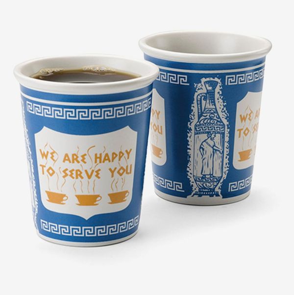 Porcelain Greek Coffee Cup