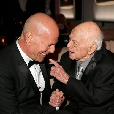 "You might – and I'm saying might – be able to beat me up, Bruno, but I have more hair."
