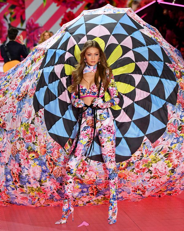 Gigi Hadid Wears Parachute at Victoria's Secret Fashion Show