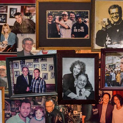 The old, framed celebrity photo: a true deli staple.