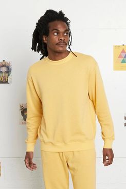 Entireworld Loop Back Sweatshirt, Mimosa Yellow