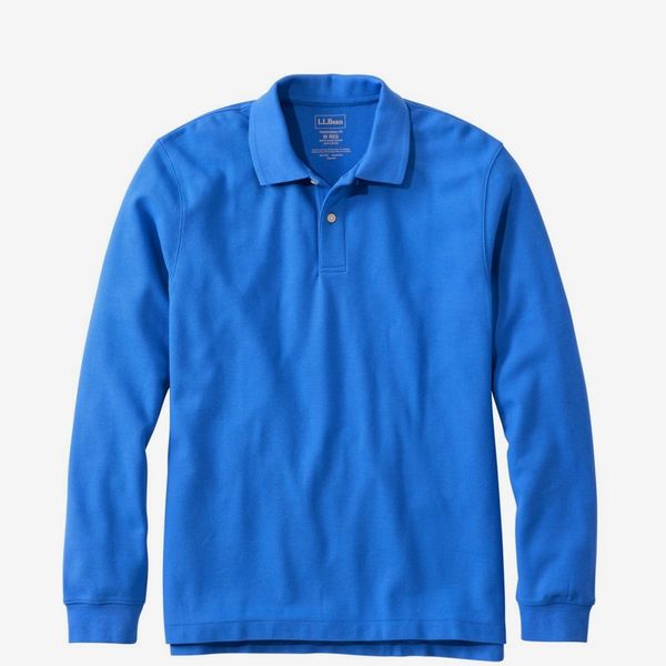 L.L. Bean Men's Premium Double L® Polo - Cobalt