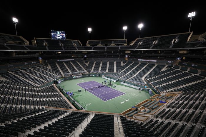 The BNP Paribas Open was cancelled at Indian Wells Tennis Garden on March 8.