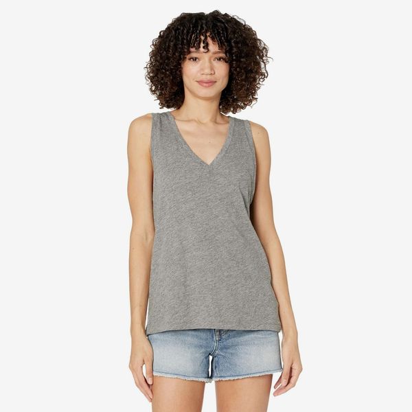 Madewell Whisper Cotton V-Neck Tank