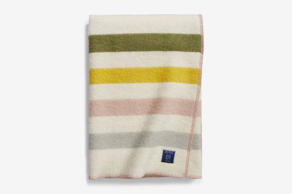 Hawkins New York Stripe Wool & Cotton Throw Blanket