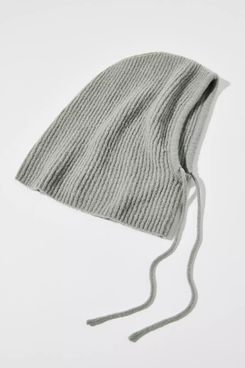 Urban Outfitters Ribbed Knit Hooded Balaclava