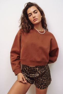 Reformation Grace Cropped Vintage Sweatshirt