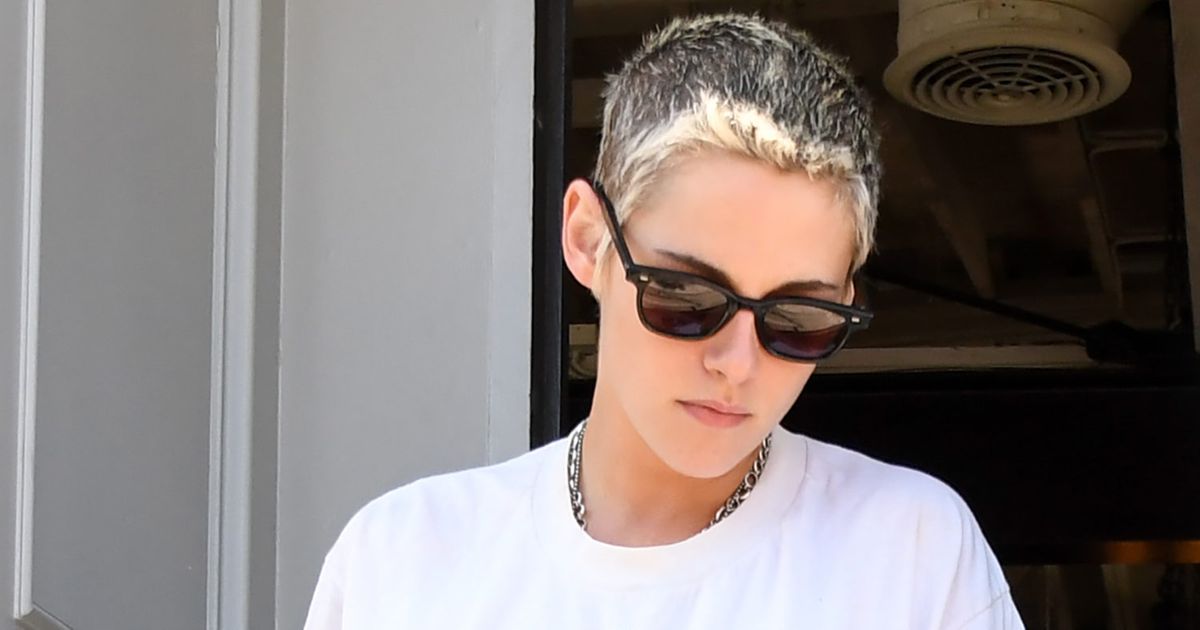 Kristen Stewart Has Accidental Frosted Tips.
