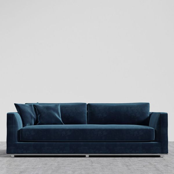 Rove Concepts Milo Sleeper Sofa - Cobalt Velvet