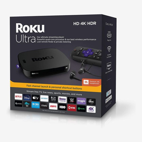 Roku Ultra Streaming Media Player 4K with Premium JBL Headphones