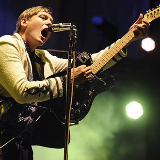 AUSTIN, TX - SEPTEMBER 18: Win Butler of Arcade Fire performs as part of the Austin City Limits Music Festival Day Three at Zilker Park on September 18, 2011 in Austin, Texas. (Photo by Tim Mosenfelder/Getty Images)