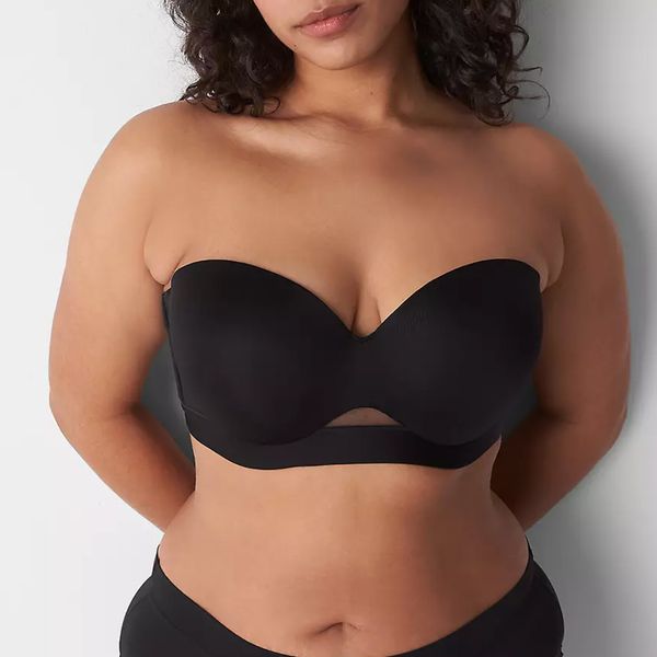 Cacique Comfort Bliss Lightly Lined Strapless Bra