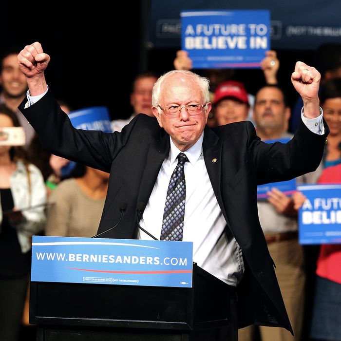 Democratic presidential candidate Bernie Sanders in Florida