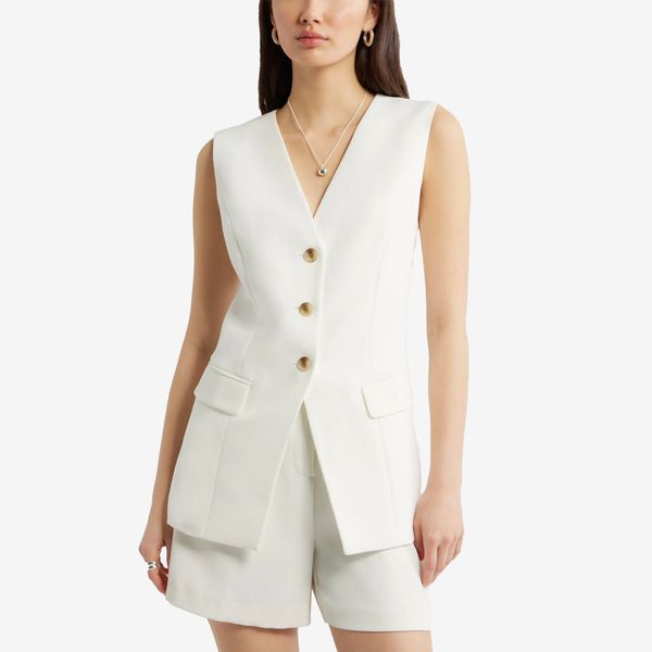 Open Edit The Icon Collarless Vest