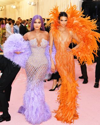 Kendall and Kylie Jenner at Met Gala 2019