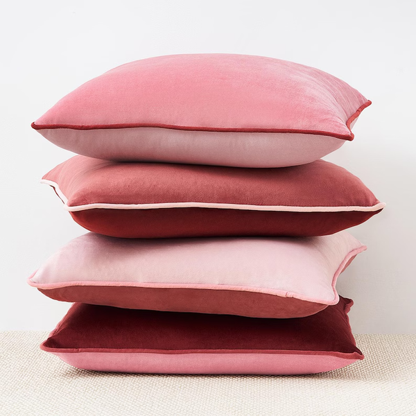 Monday Moose Store Monteverde Pillow Set - Pink/Dark Pink, Pack of 4