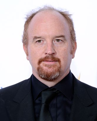 Louis C.K. winner Outstanding Writing for a Comedy Series poses in the press room during the 64th Annual Primetime Emmy Awards at Nokia Theatre L.A. Live on September 23, 2012 in Los Angeles, California.