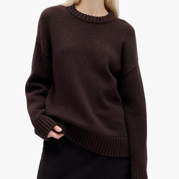 Gap Factory Oversized Boyfriend Cotton Crew Sweater