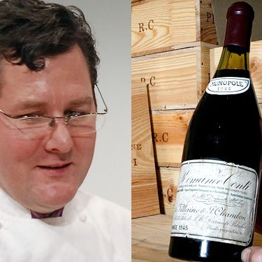 The chef allegedly personally vouched for the bottle's provenance.