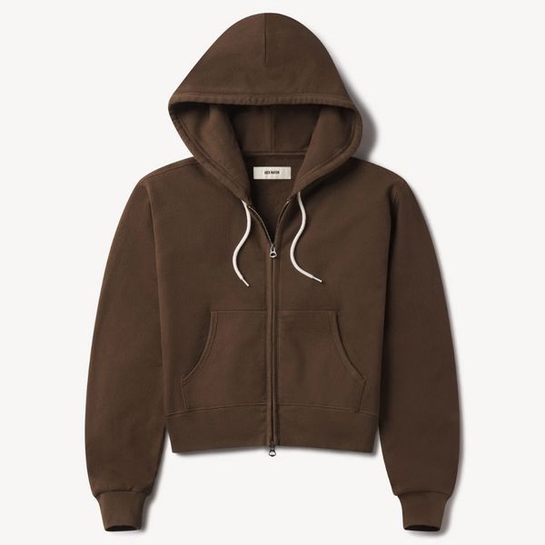 Buck Mason Vintage Interloop Full-Zip Hoodie - River Rock