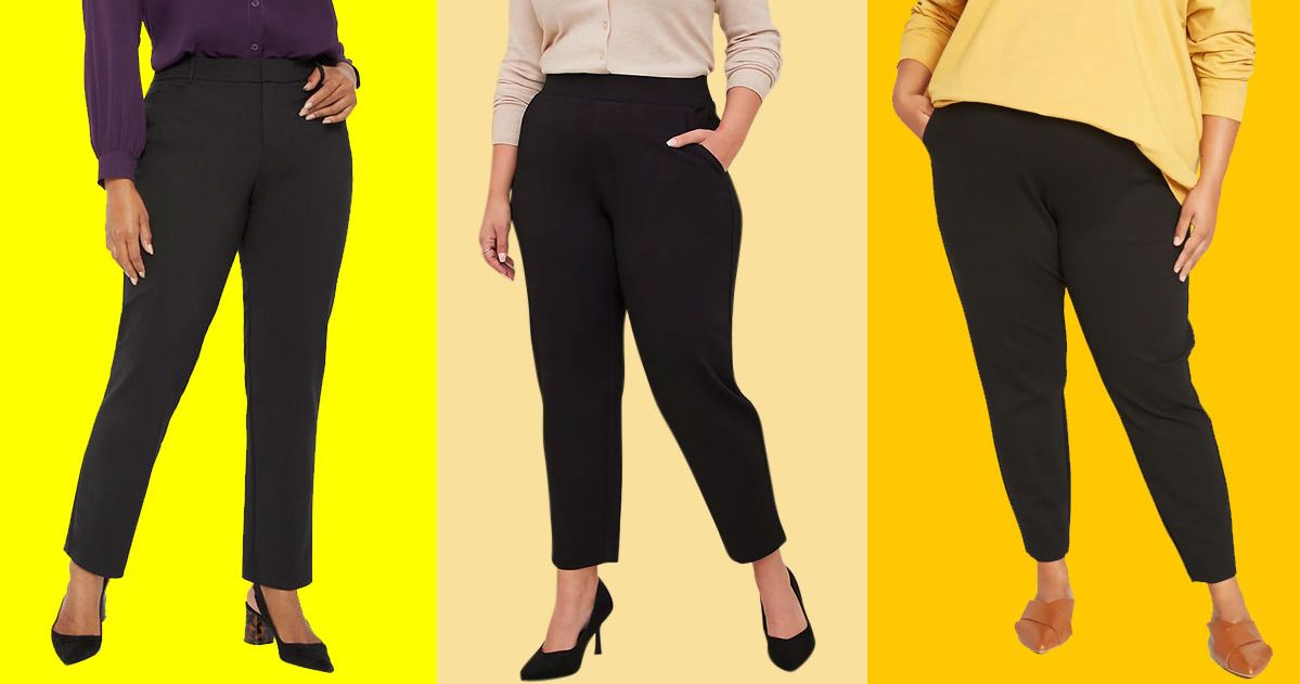 10 Best Plus Size Black Work Pants for Women 2023 The Strategist