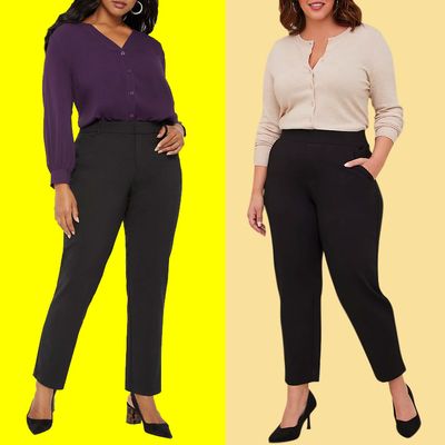 10 Best Plus-Size Black Work Pants for Women