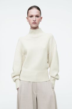 COS Funnel Neck Wool Sweater