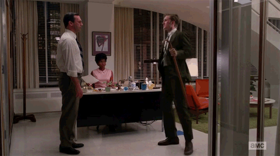 This Week's Mad Men GIF: Ken Cosgrove Does a Jig