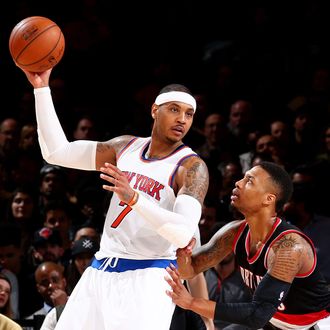 Portland Trail Blazers v New York Knicks