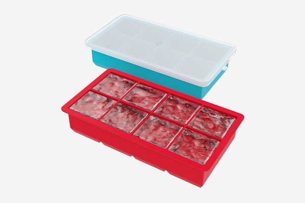 Vremi Large Silicone Ice Cube Trays (2 Pack)