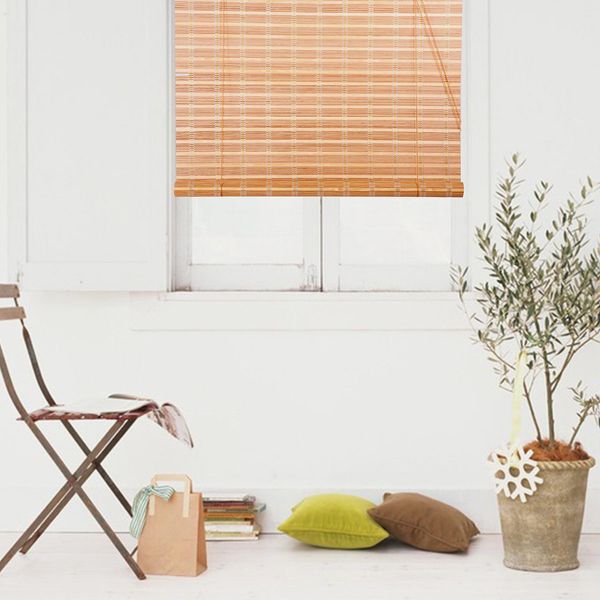 Natural Bamboo Roll Up Window Blind